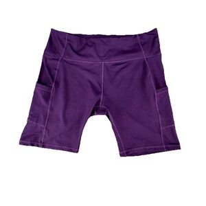 Baleaf Padded Cycling Shorts Womens 3XL Bicycle Bike Purple Pockets